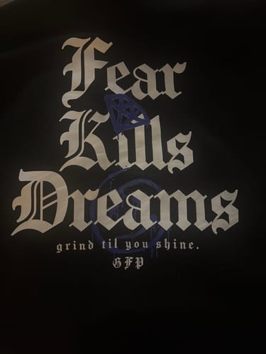 Customer photo review of FEAR KILLS HOODIE