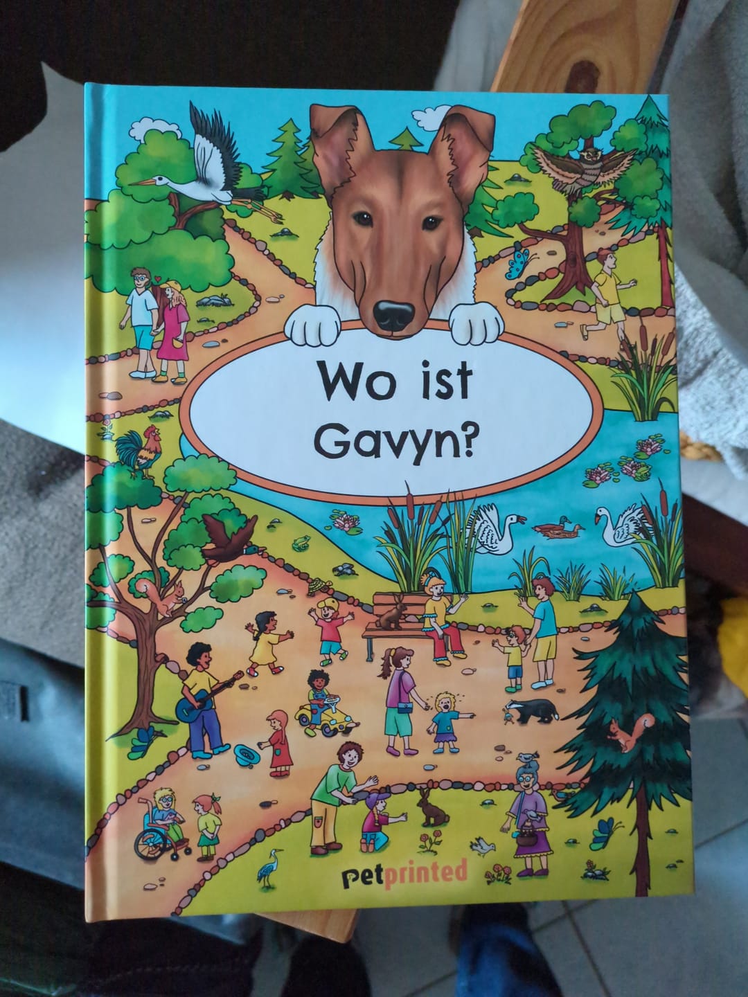 Customer photo review of Wo bist du? - Personalisiertes Hunde-Wimmelbuch