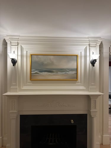 Customer photo review of Serene Beach Canvas Art