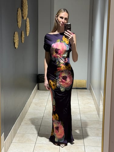 Customer photo review of Elroy Maxi Dress by Amanda Uprichard - RENTAL