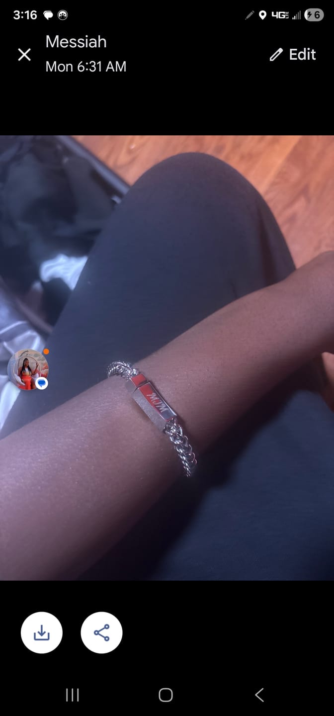 Customer photo review of Franco Link Bracelet | 6MM