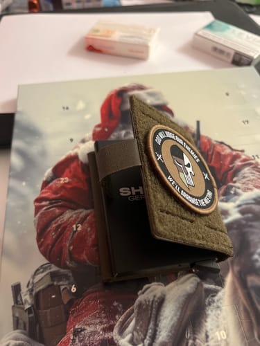 Customer photo review of Tactical Wallet MK2 - Steingrau Oliv
