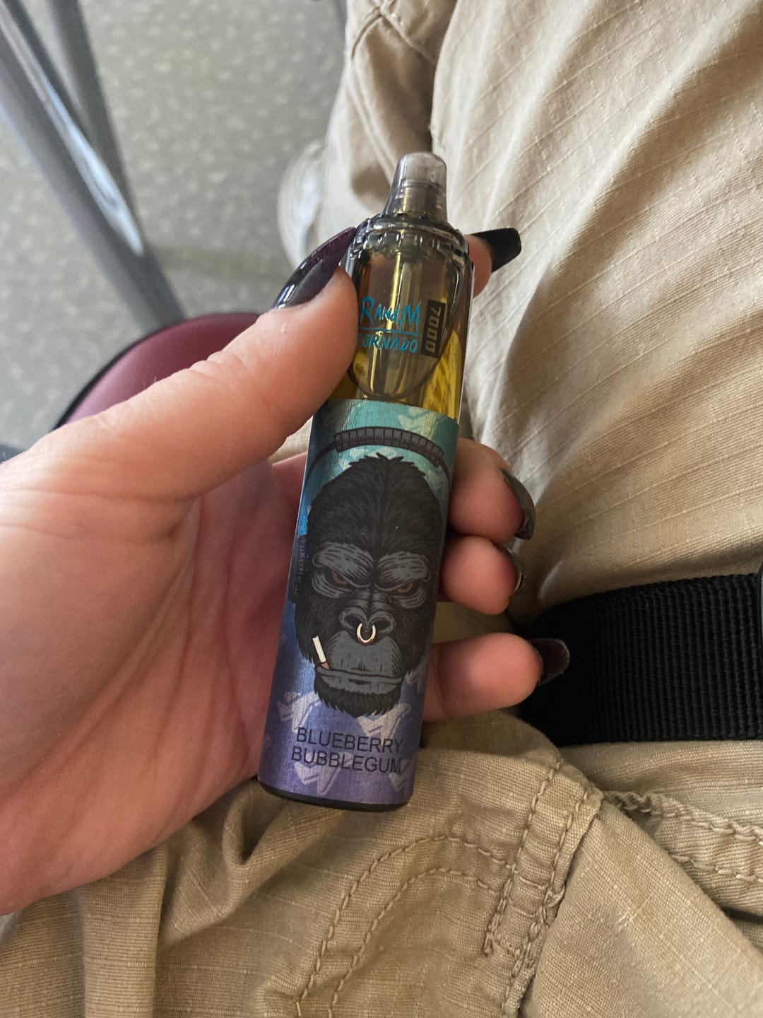 Customer photo review of Blueberry Bubblegum