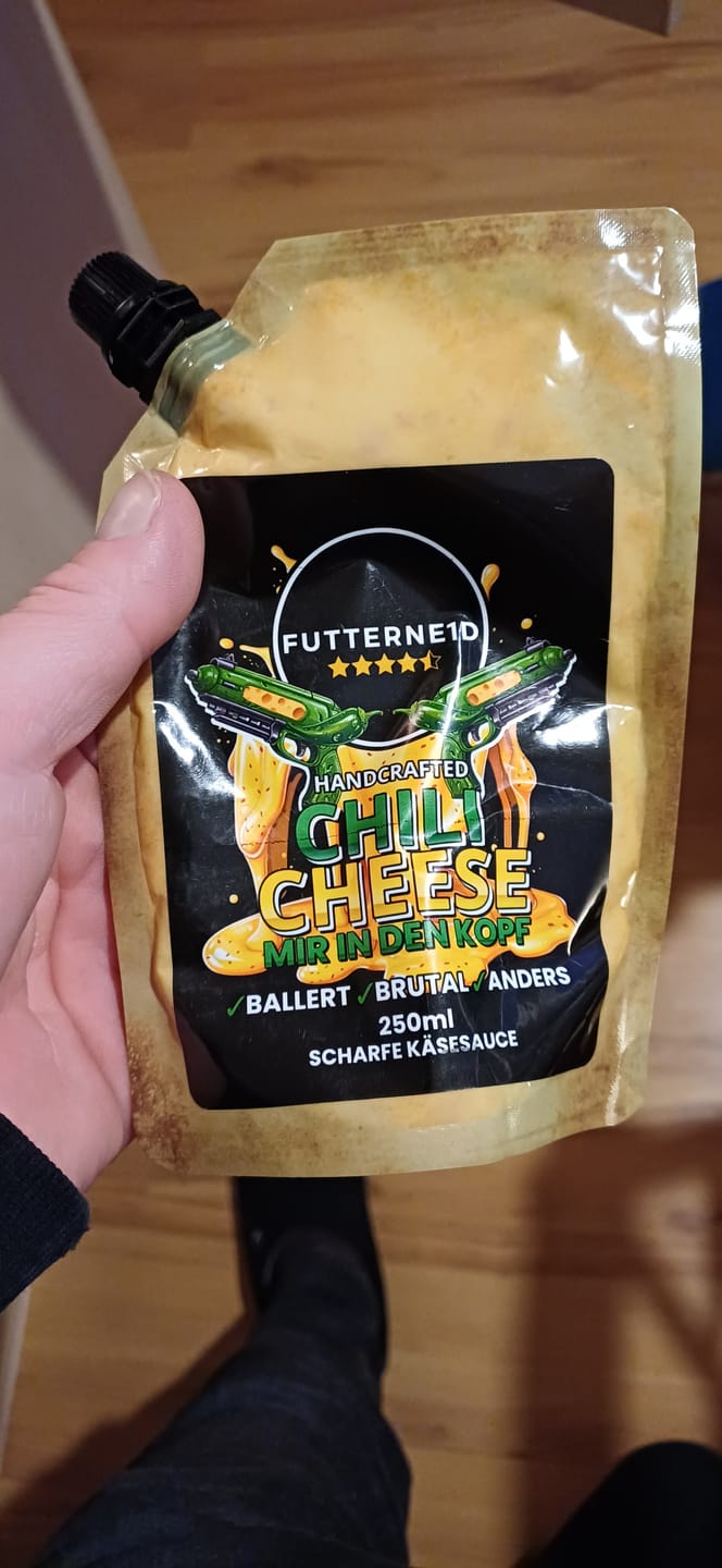 Customer photo review of CHILI CHEESE Sauce 250ml
