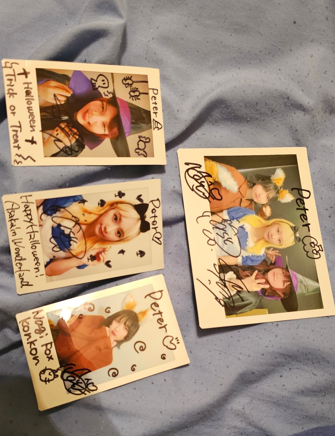 Customer photo review of TRiDENT "ONLINE BROMIDE" Autographed Polaroid Style Photo (With Your Custom Name)