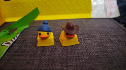 Customer photo review of Mystery Keycap - Costume Party