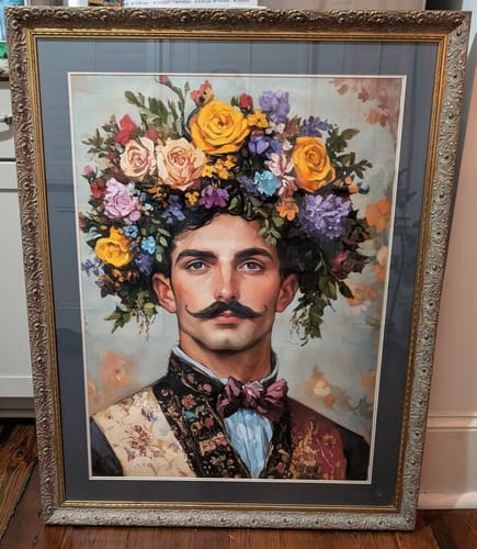 Customer photo review of Victorian Gentleman Print
