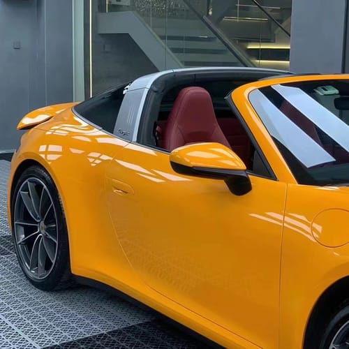 Customer photo review of Color PPF TPU Metallic Racing Orange PPF