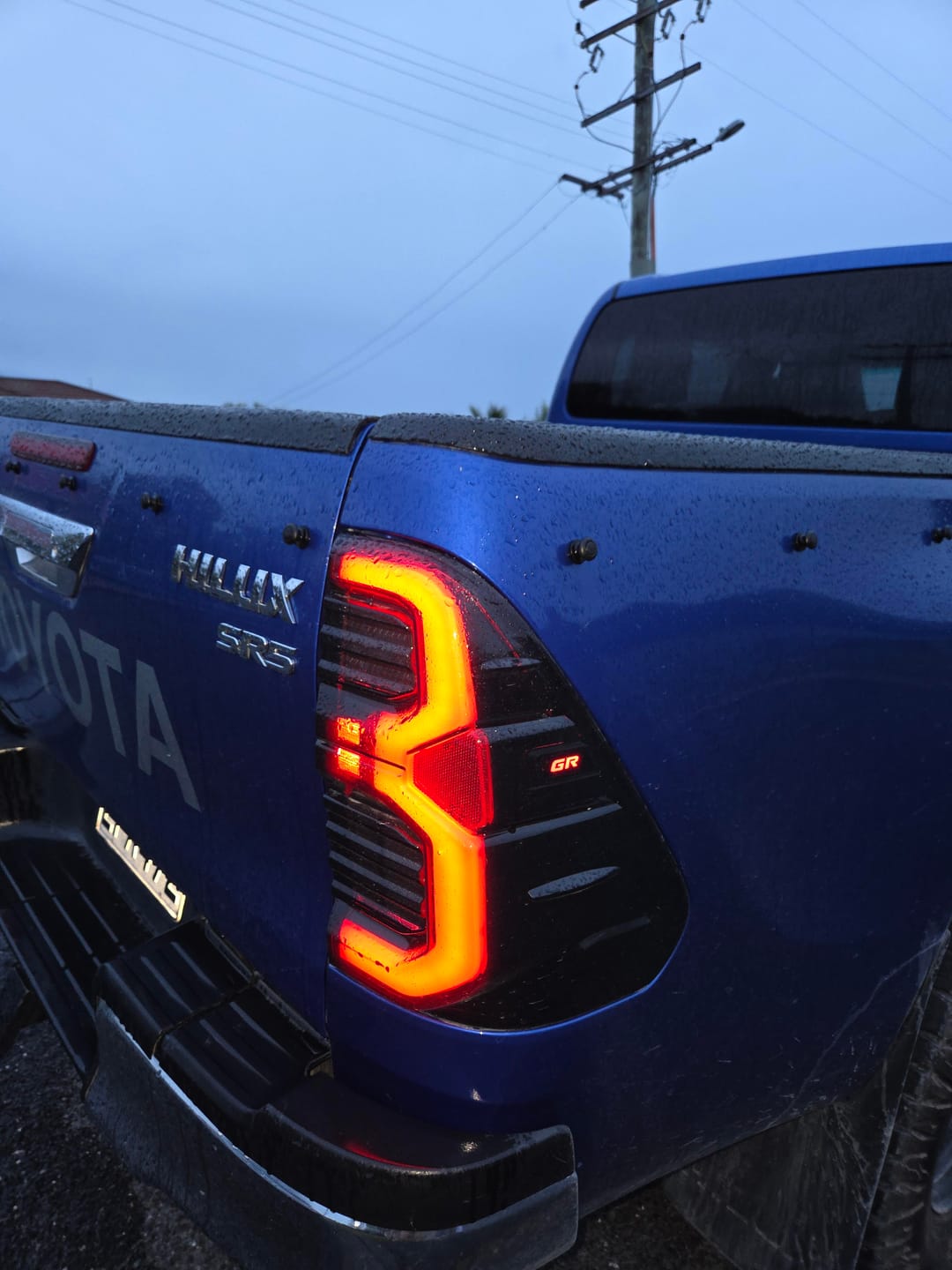 Customer photo review of Aftermarket LED Tail Lights for Toyota Hilux N80 (2016-2024)