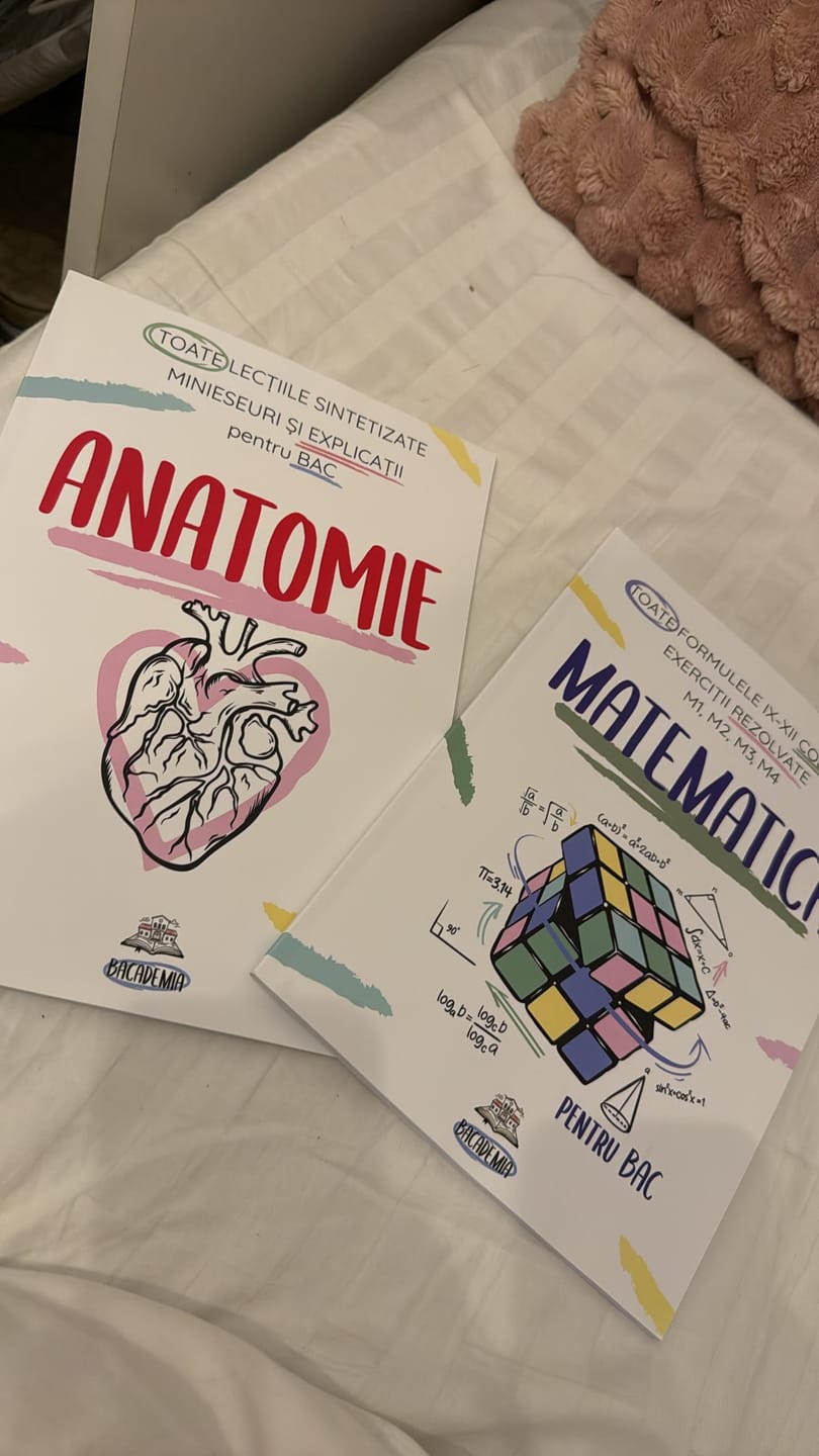 Customer photo review of Carte Matematică Bacalaureat (M1, M2, M3, M4) Bacademia