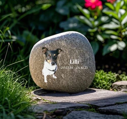 Nadine W. review of Haustier Foto - Individueller Gedenkstein image 1 out of 2