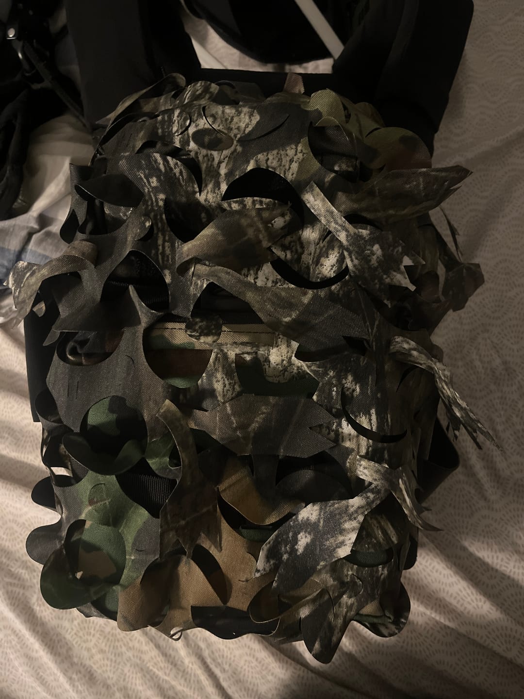 Customer photo review of Predator Ghillie™ Helmet Cover