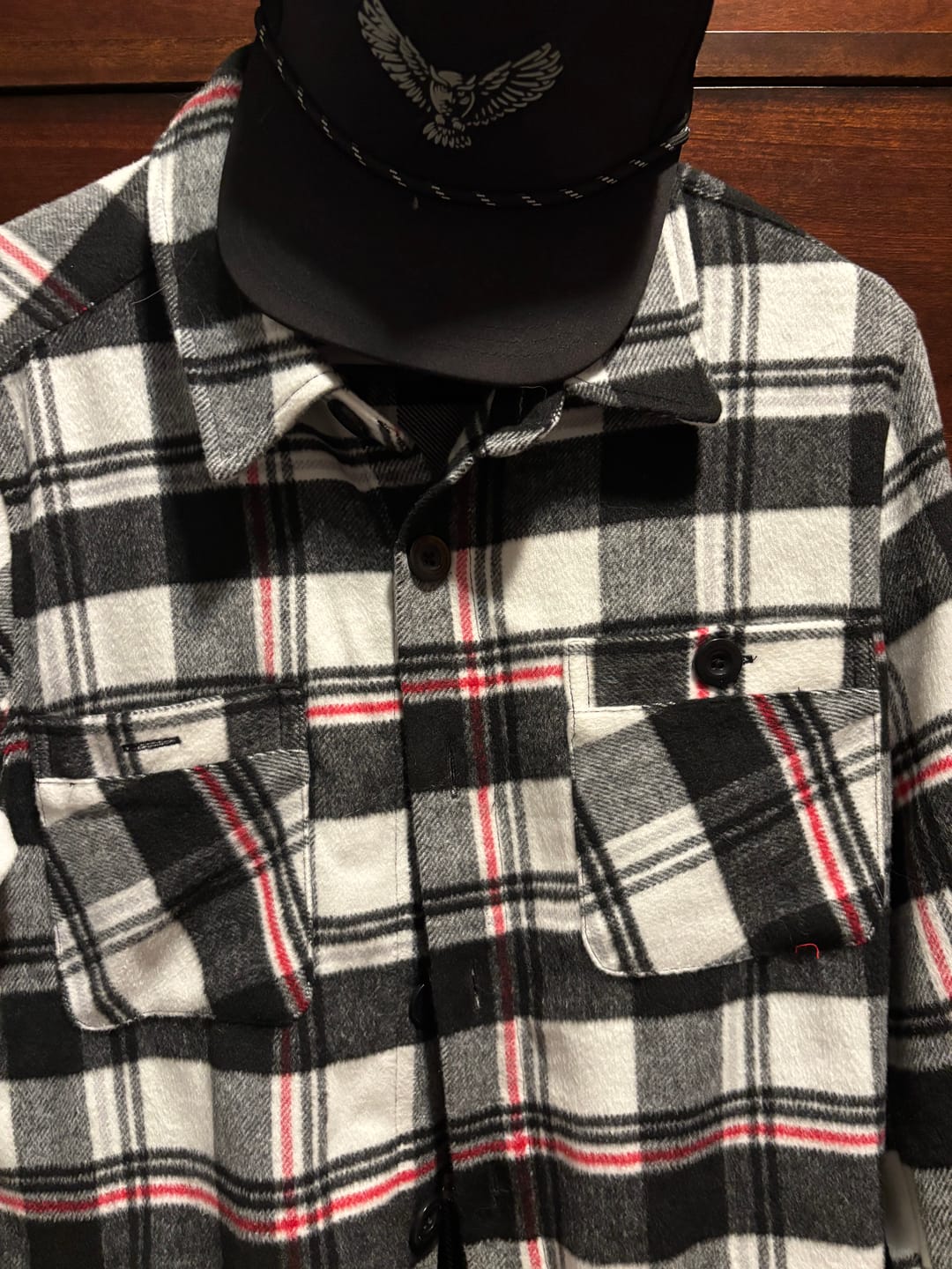 Customer photo review of Loon Lake Men's Heavyweight Flannel Overshirt