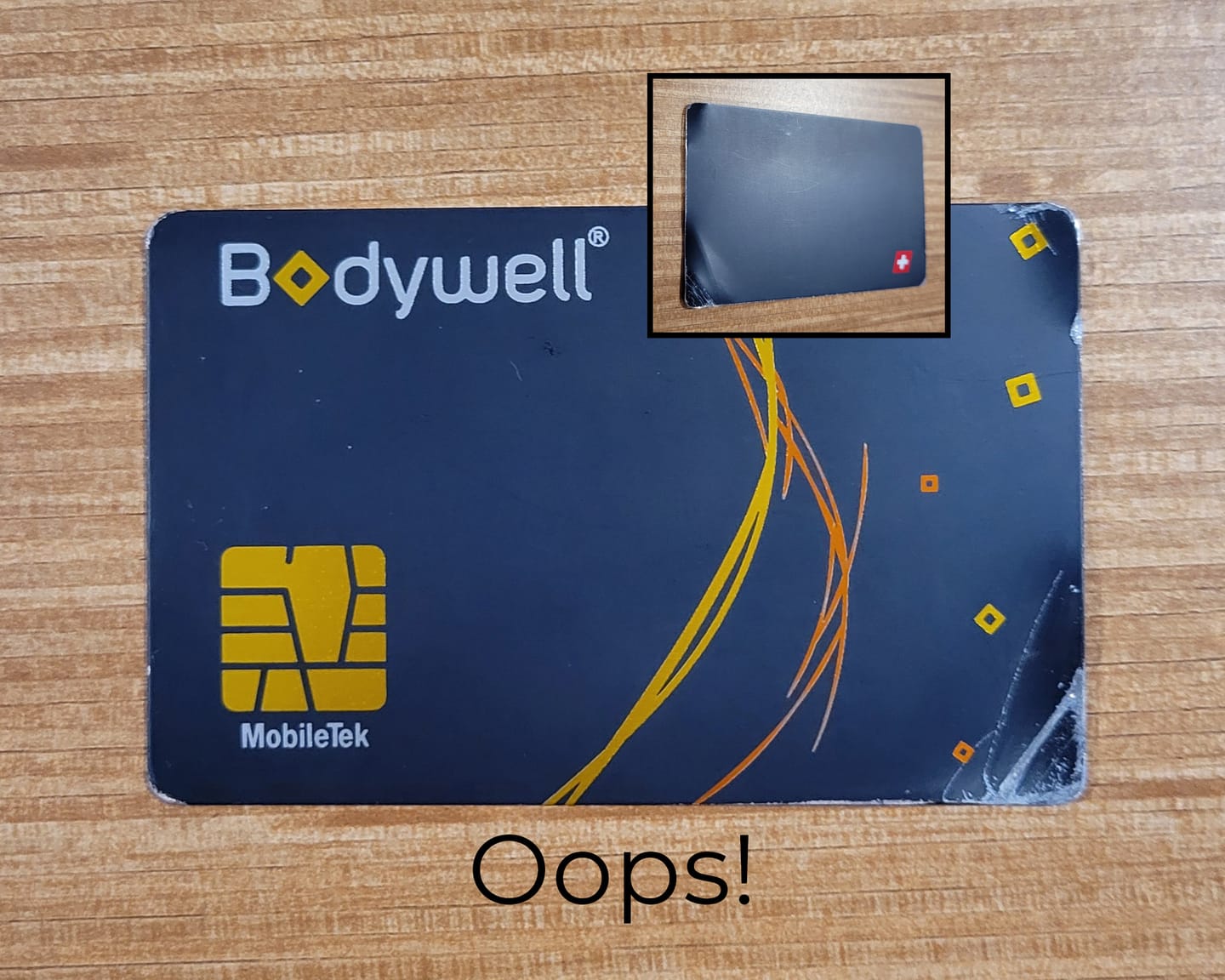 Customer photo review of BioCard Pro