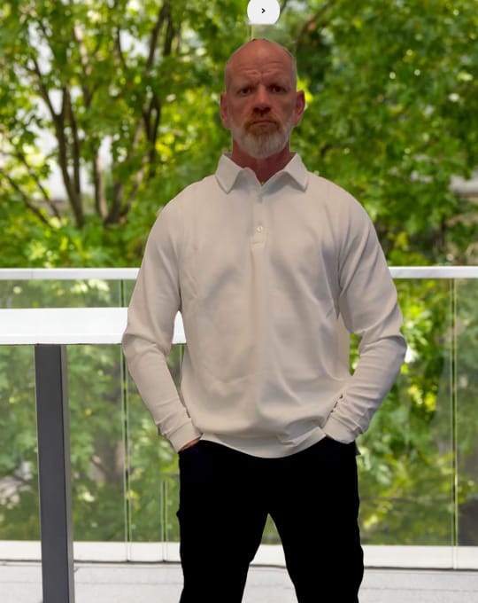 Customer photo review of Infinity Polo Long Sleeve
