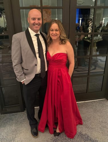 Sandra K. review of Sybil Gown by ML Monique Lhuillier - RENTAL image 1 out of 1