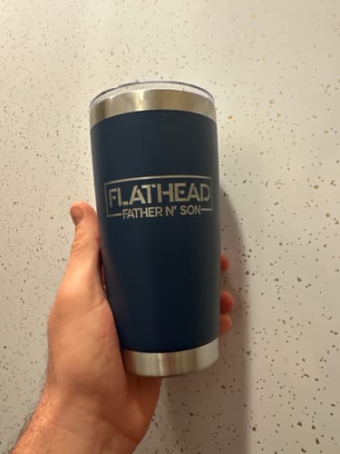 Customer photo review of (6 Pieces) Laser Engraved Tumbler | 20 oz