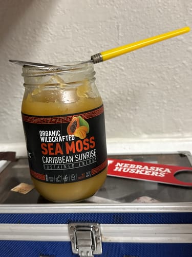 Customer photo review of Caribbean Sunrise Sea Moss Gel