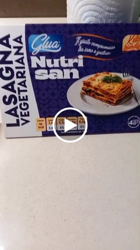 Customer video review of Lasagna proteica vegetariana Pronta