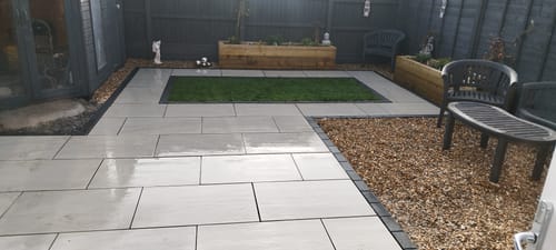Customer photo review of Kandala - Grey Porcelain Paving Tiles - 900 x 600 x 20mm