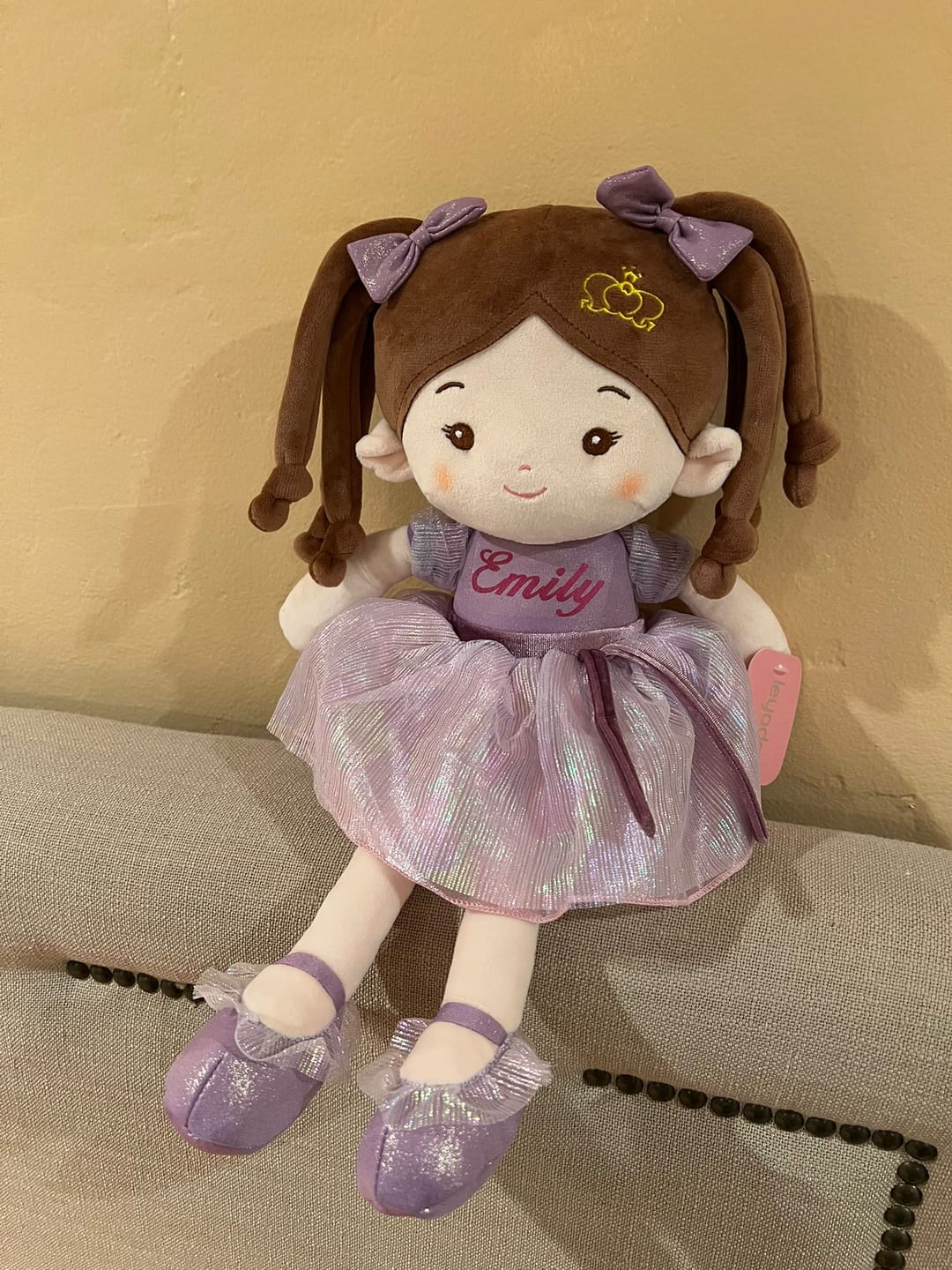 Customer photo review of Personalized Princess Coral - Violet