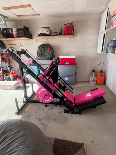 Customer photo review of RitFit P6 All-In-One Pink Home Gym Package