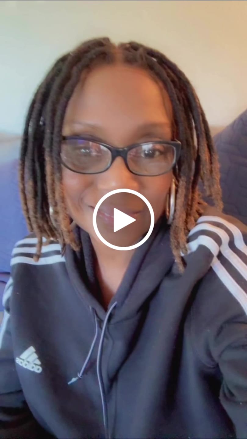 Customer video review of 12" Salon Level Dreadlock 100% Human Hair Pre Bleached Swiss HD Full Lace Wig (Single braid is 6.5"-8.2")
