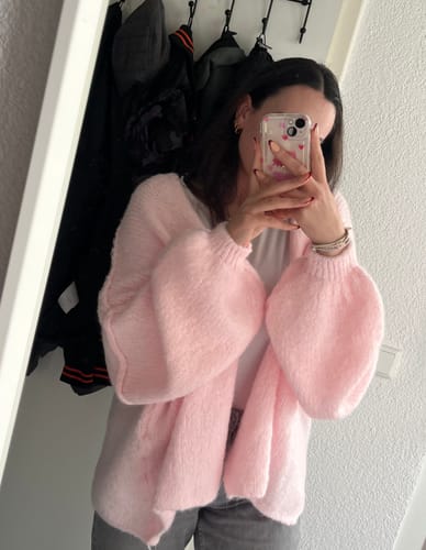 Customer photo review of Tammy Strickjacke - Babyrosa