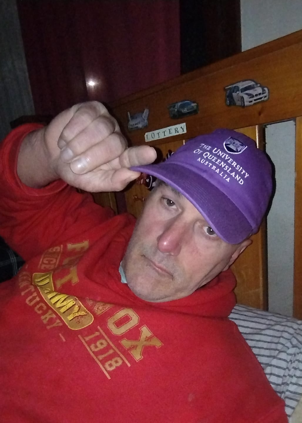 Customer photo review of UQ Shield Cap - Purple