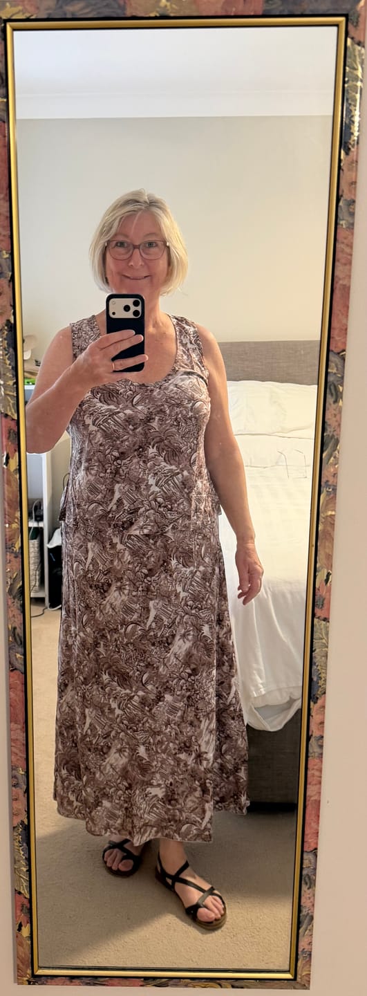 Customer photo review of Violet Skirt | Lost City Brown