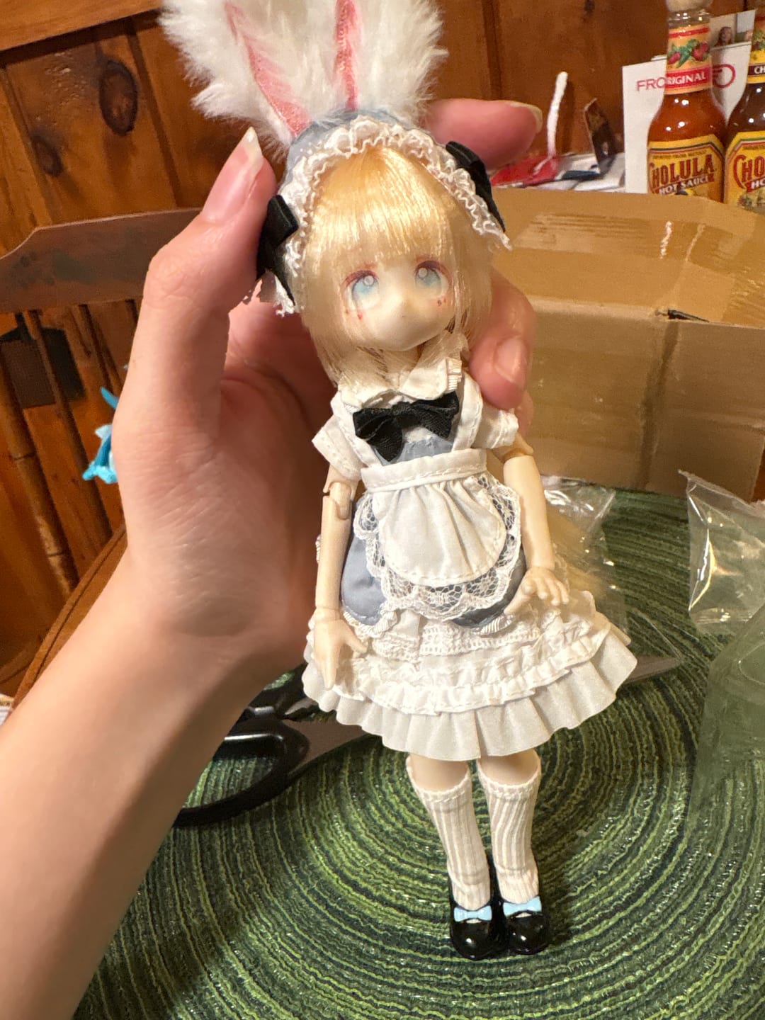 Customer photo review of Momotale Fluff Rabbit Tea Party Series 1/8 MJD Action Figure