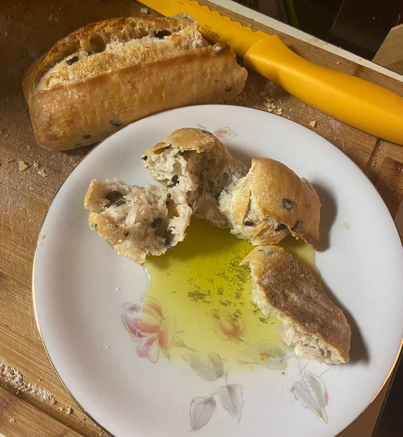 Customer photo review of Olive Ciabattini Rolls (4 pack)