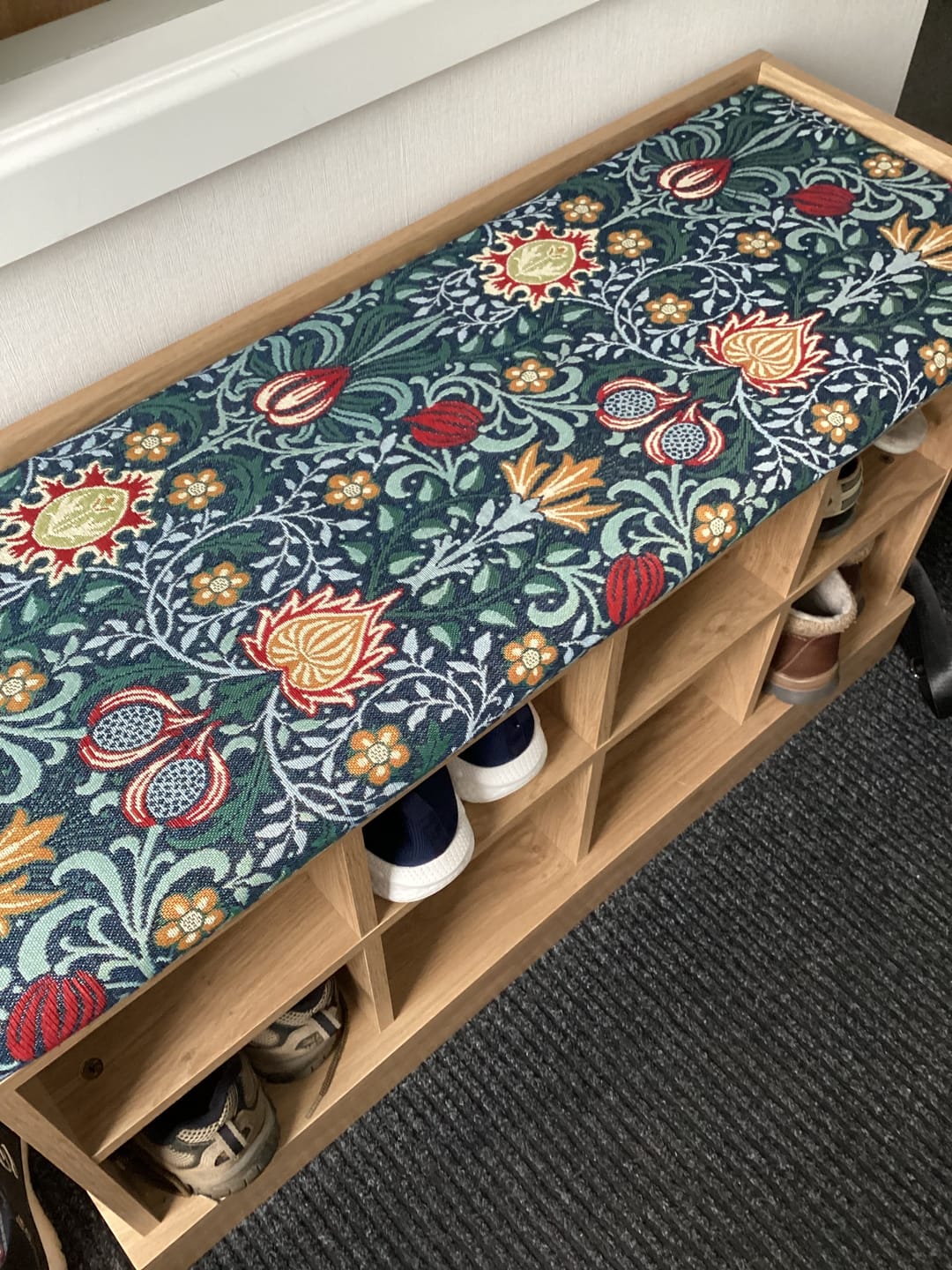 Customer photo review of William Morris Persian Design Tapestry Fabric