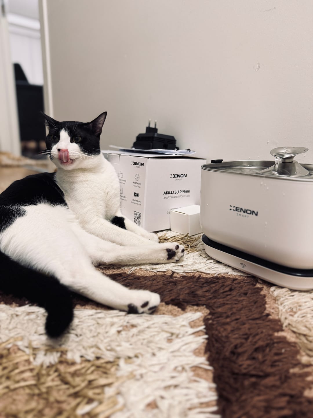 Customer photo review of Akıllı Kablosuz Su Pınarı Bataryalı
