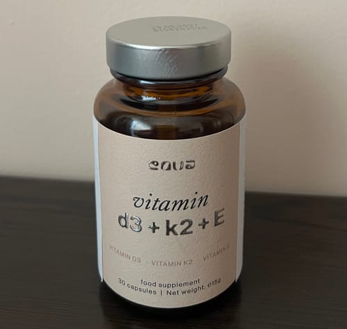 Customer photo review of Vitaminas D3+K2+E