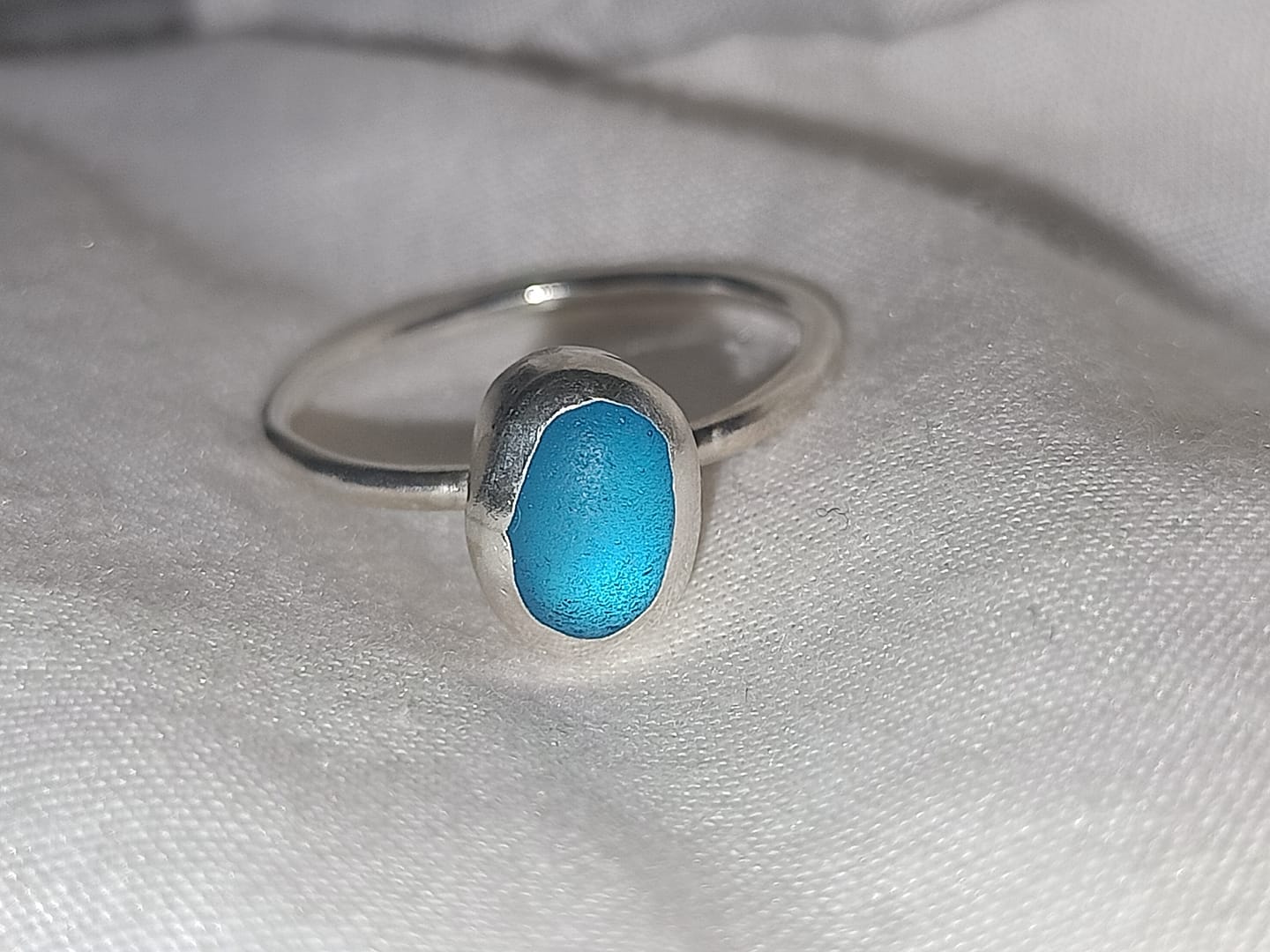 Customer photo review of Light Blue Sea Glass - Size O