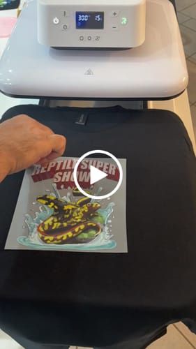 Customer video review of DTF Transfers Upload Your Gang Sheet