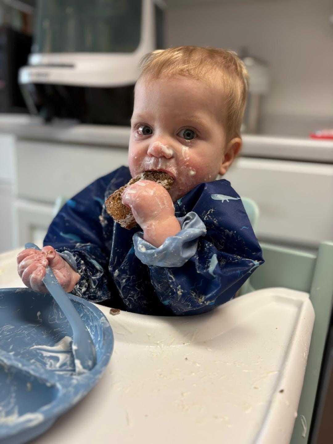 Customer photo review of Whole Grain Yum White Big Pan