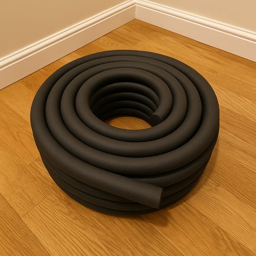 Customer photo review of Foam Pipe Insulation Coil Nitrile Rubber 15m – Armaflex EVO