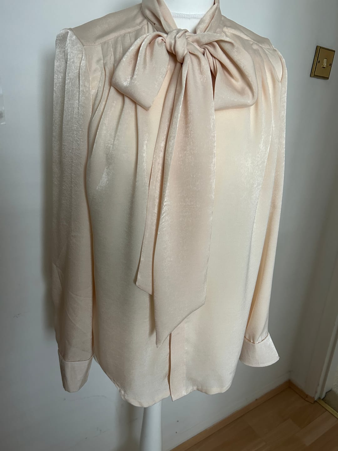 Customer photo review of Velvet Touch Satin Fabric