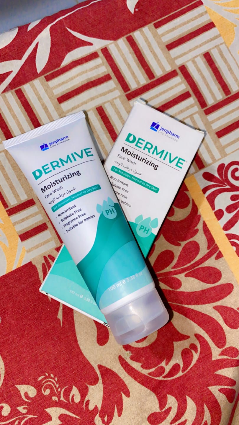 Customer photo review of Dermive Moisturizing Wash