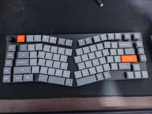 Customer photo review of Keychron - K15 Max Alice QMK Wireless Mechanical Keyboard