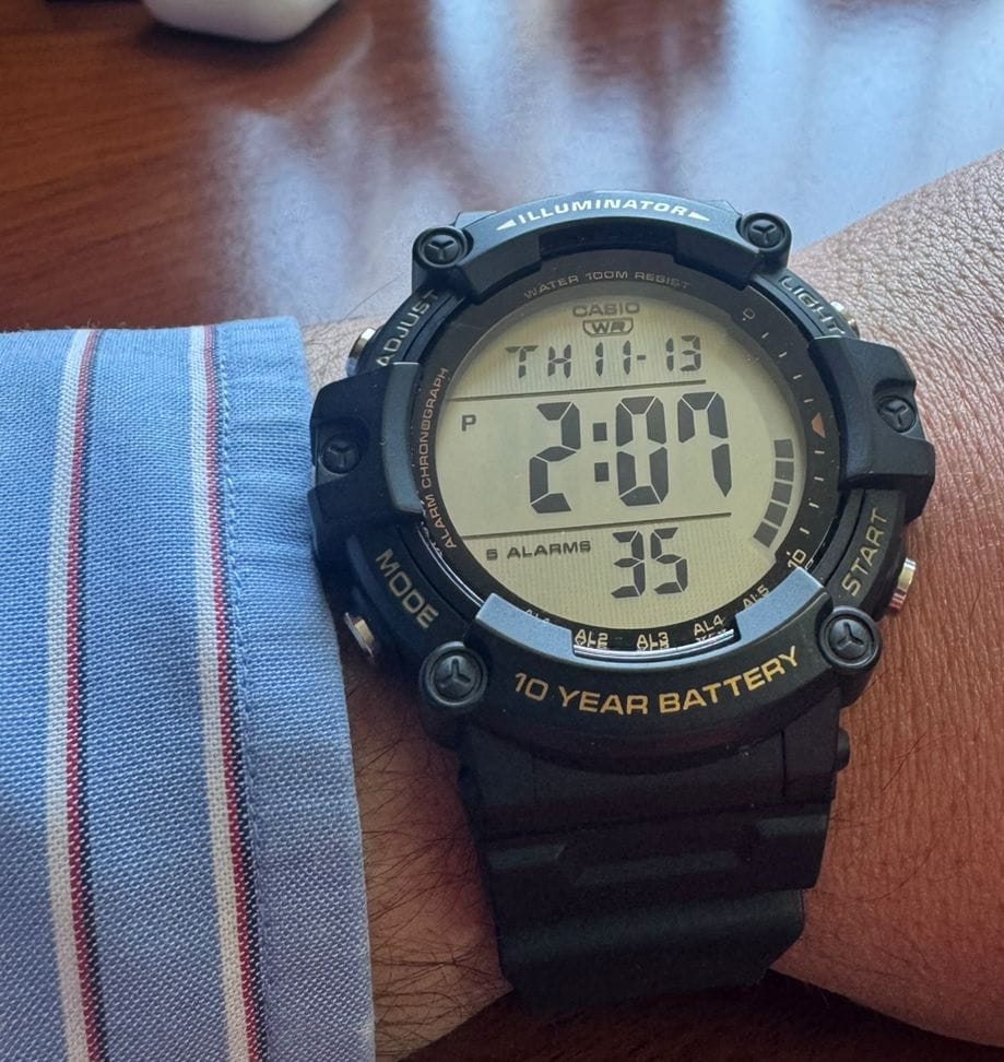 Customer photo review of Reloj Casio Vintage AE-1500WHX-1AVDF Negro