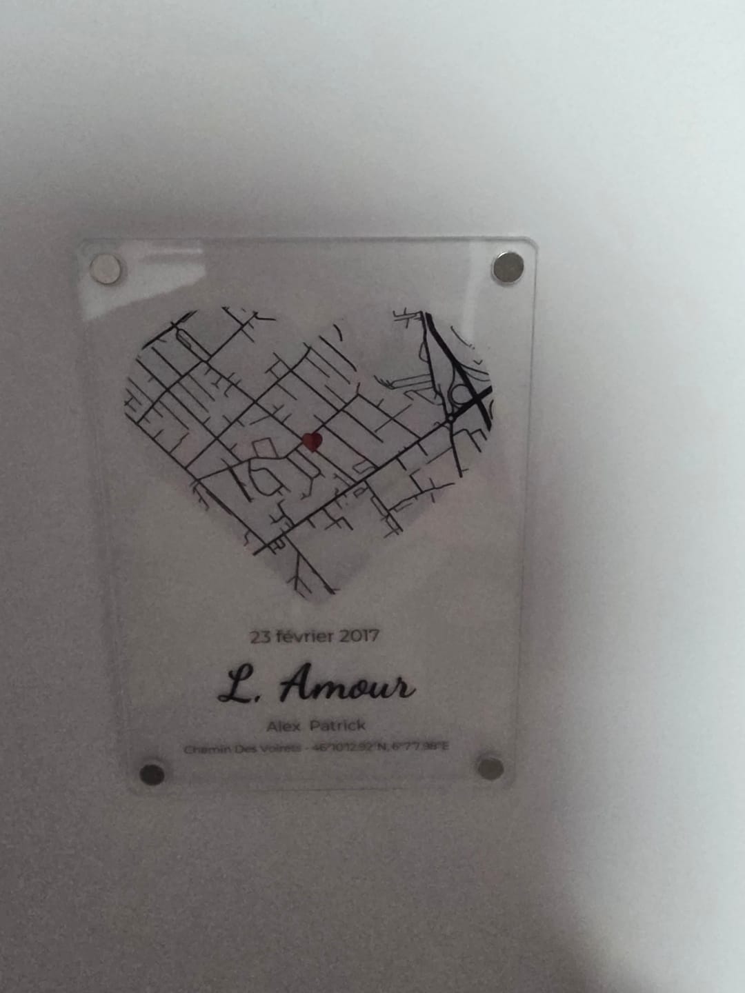 Customer photo review of «Notre événement – Aimant»