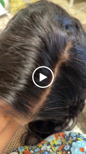 Customer video review of CurlyMe Bleached Knots Body Wave 13x4/13x6 HD Lace Frontal Wig 100% Human Hair Wear Go Wig
