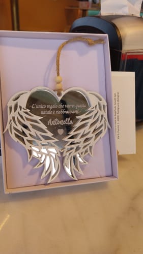 Customer photo review of Angelo del mio Cuore ・Pallina di Natale Personalizzate