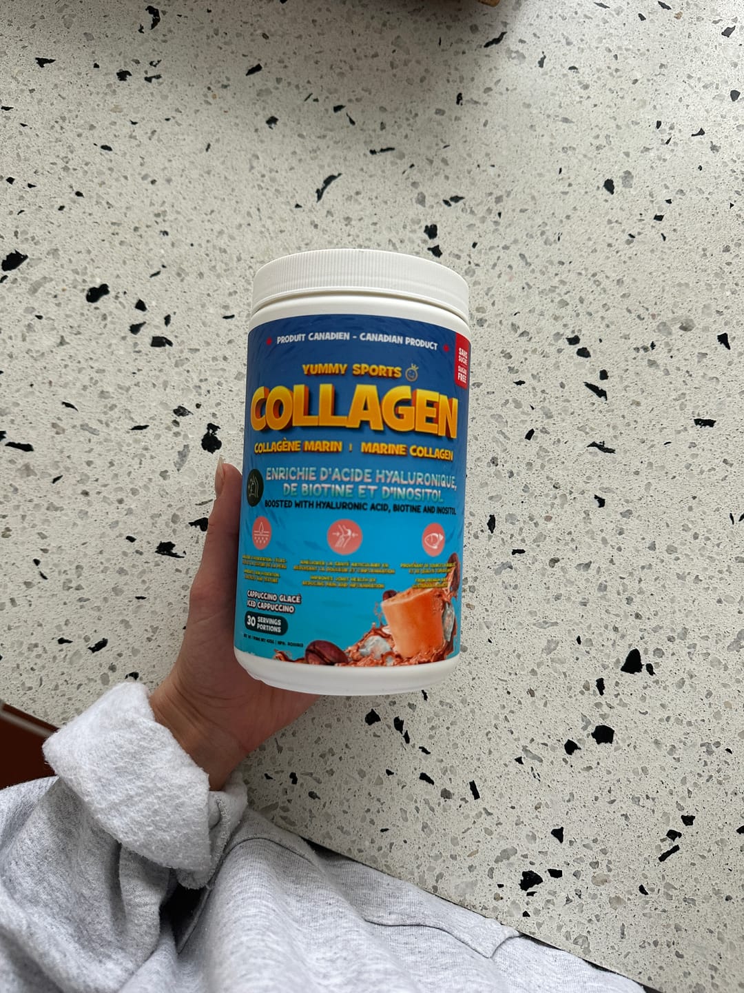 Customer photo review of Yummy Sports - Collagène marin + 435g