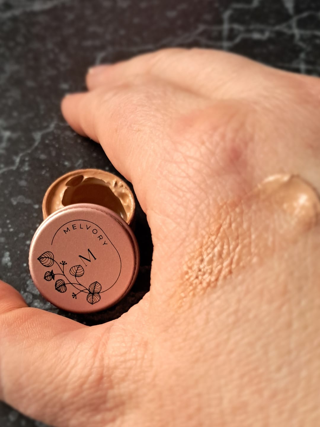 Customer photo review of NEW! Tinted BB Cream SPF 15