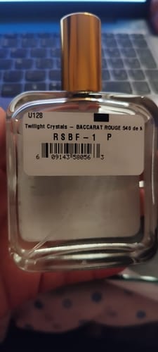 Customer photo review of Twilight Crystals - Inspirado en BACCARAT ROUGE 540 de MFK 100ml-