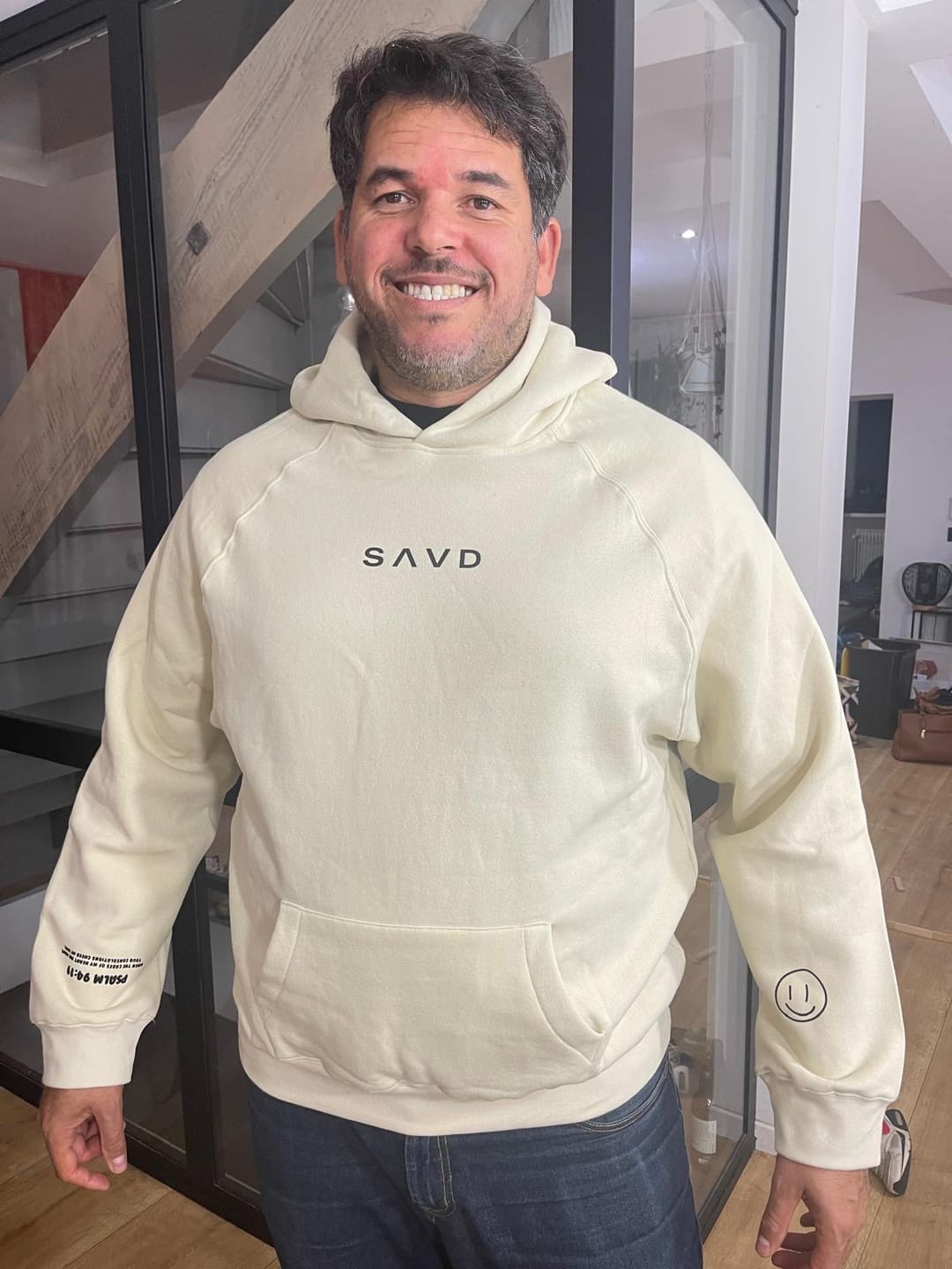 Customer photo review of Loved by God Oversized Hoodie